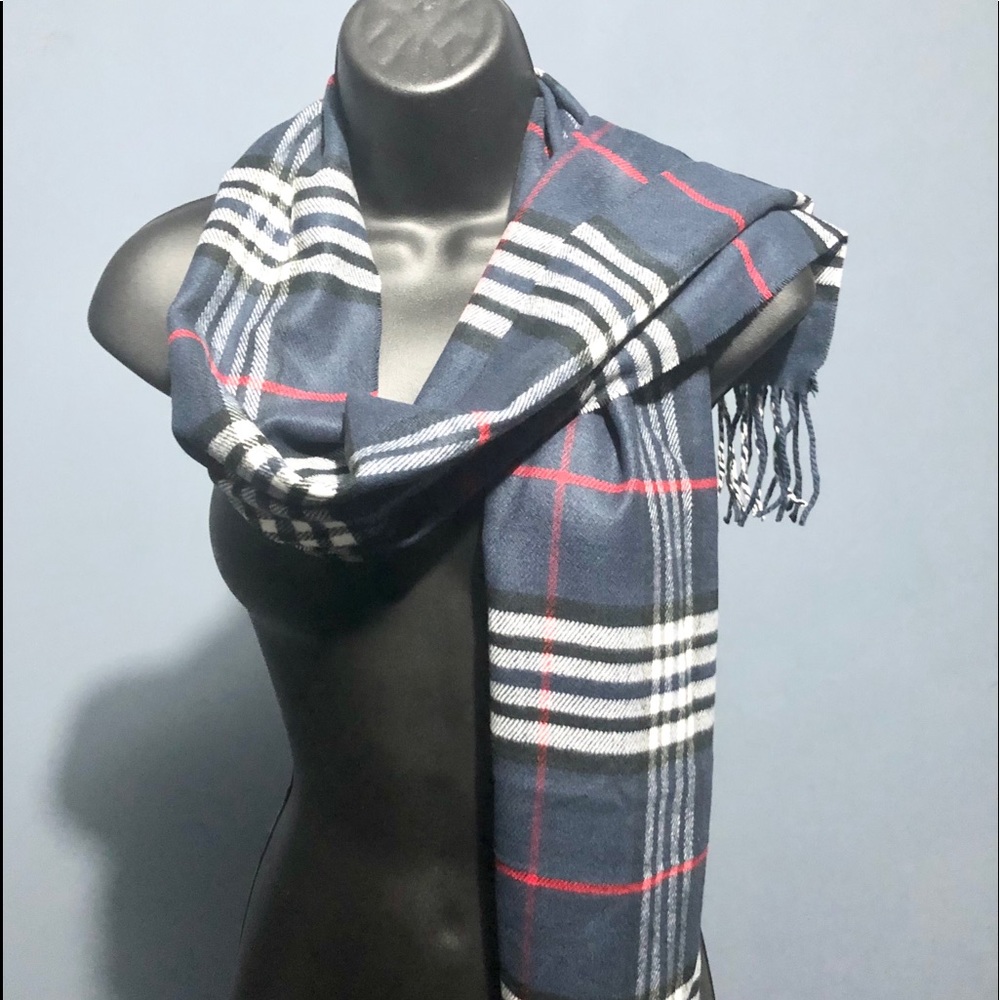 Blue scarf